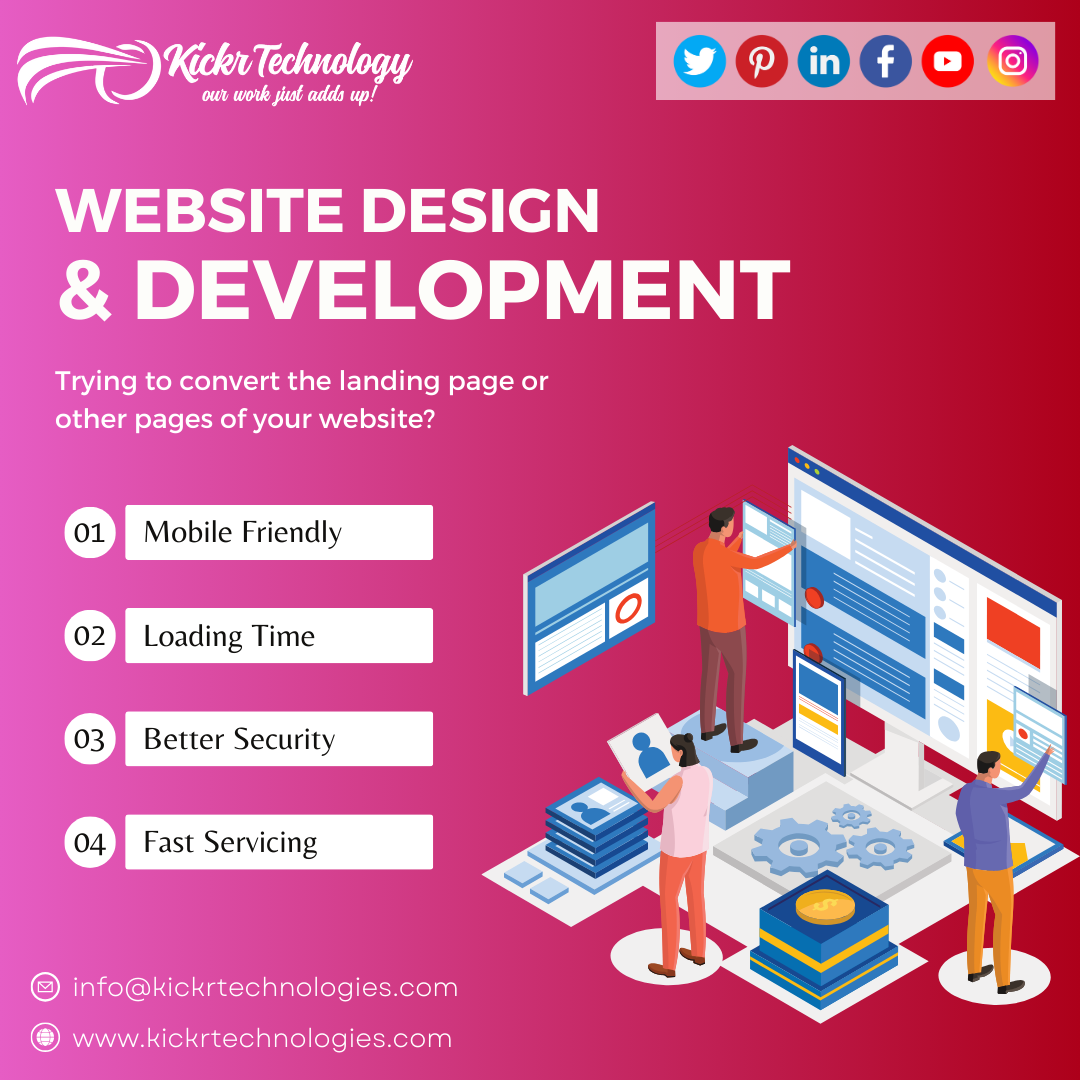 website design & development - kickr technology