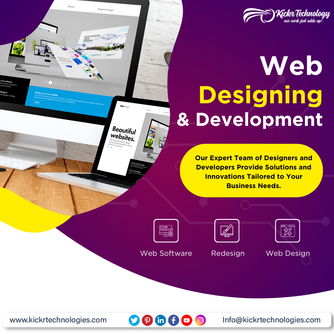 web Designing & development - kickr technology
