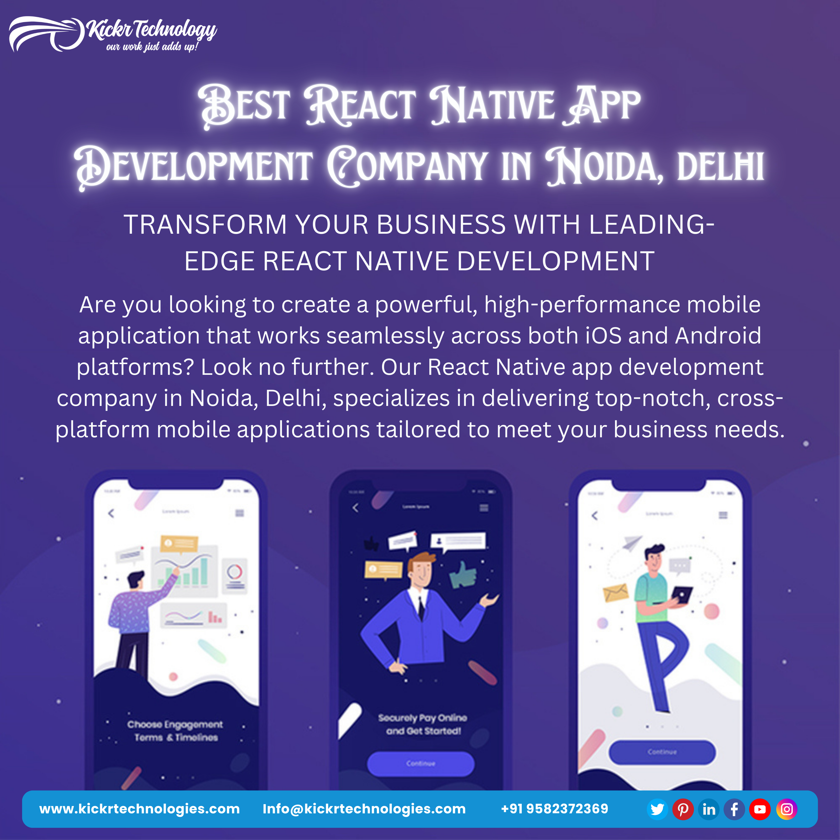Best React Native App Development Company in Noida, Delh