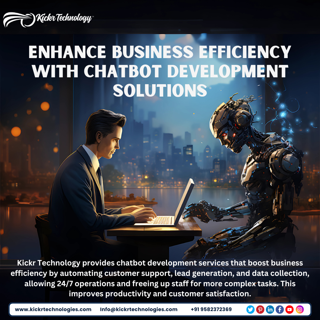 Top Chatbot Development company : Kickr Technology