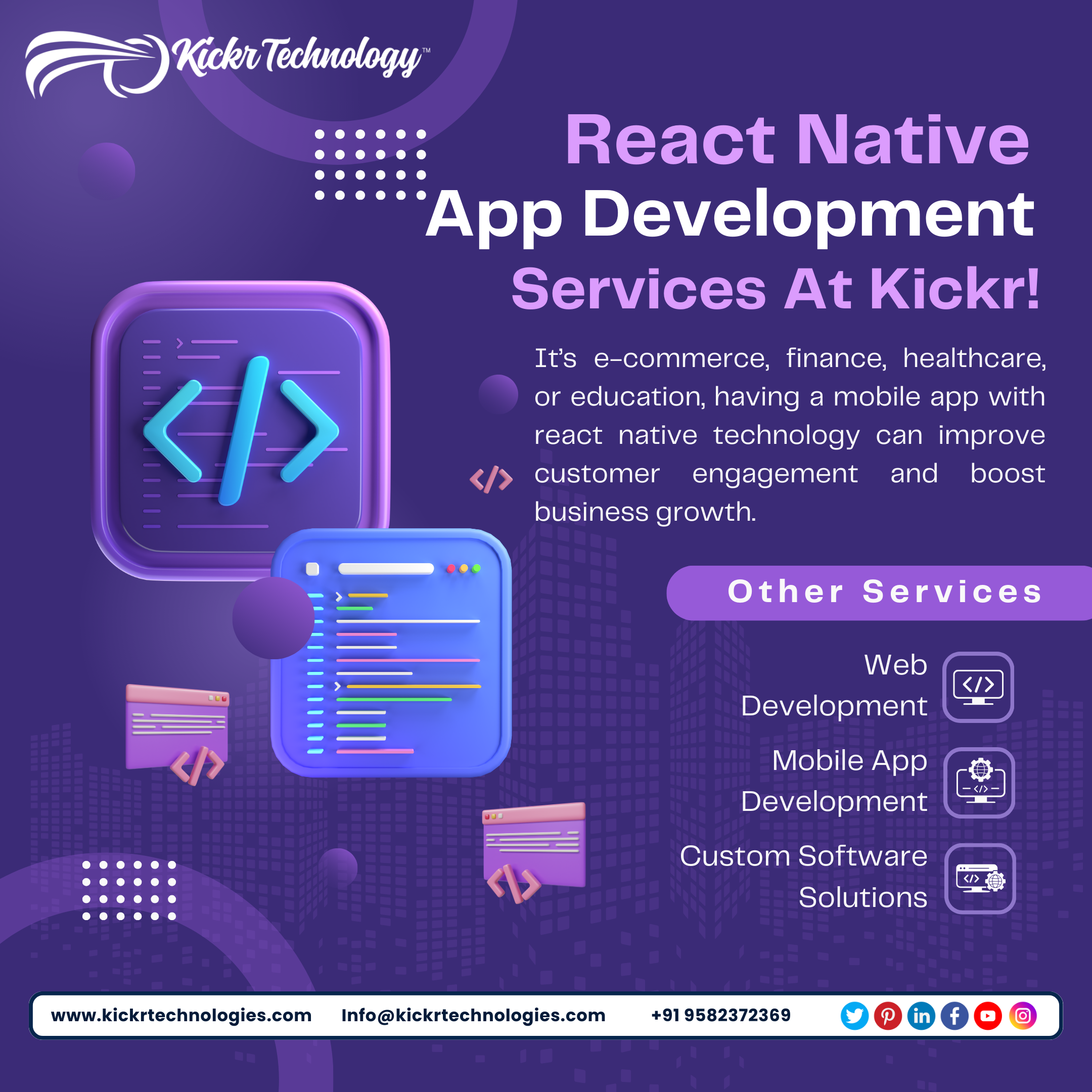 Contact for Best React Native App Development 