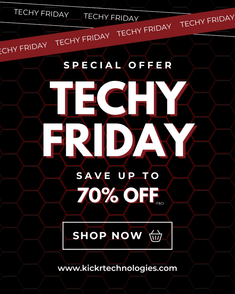 Techy Friday Sale Special Offer by KickrTechnology - Save up to 70% on Website, App, Game, and AI Development Services"